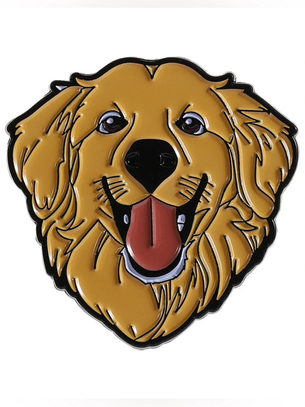 Golden Retriever Enamel Pin Cute Golden Retriever Dog Lapel Pin | Dog Lover Gift